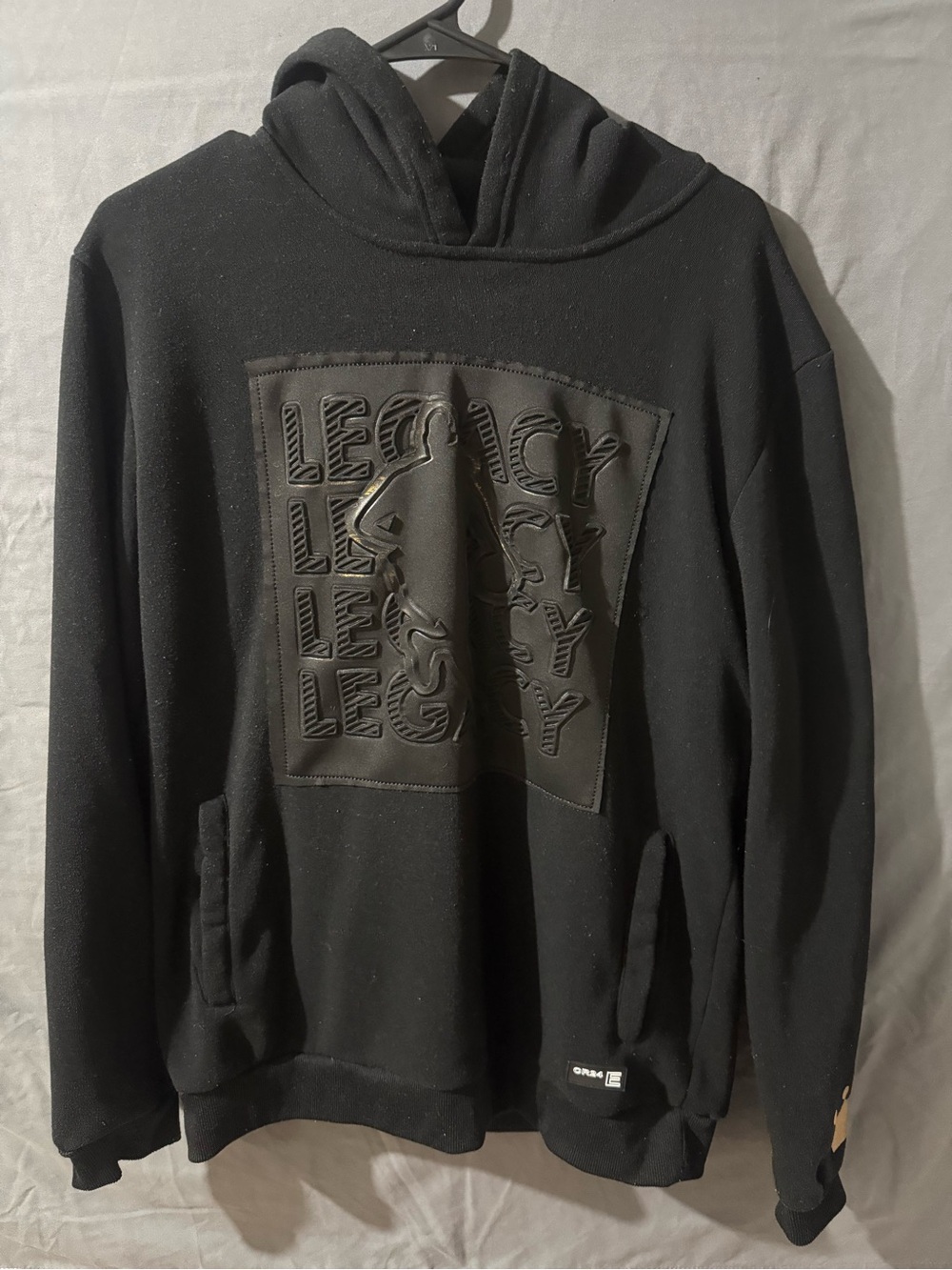 Black 'Legacy' Graphic Hoodie - Men